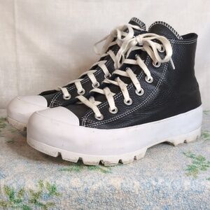Converse Lugged Hi-top Leather Converse sneakers women's 8